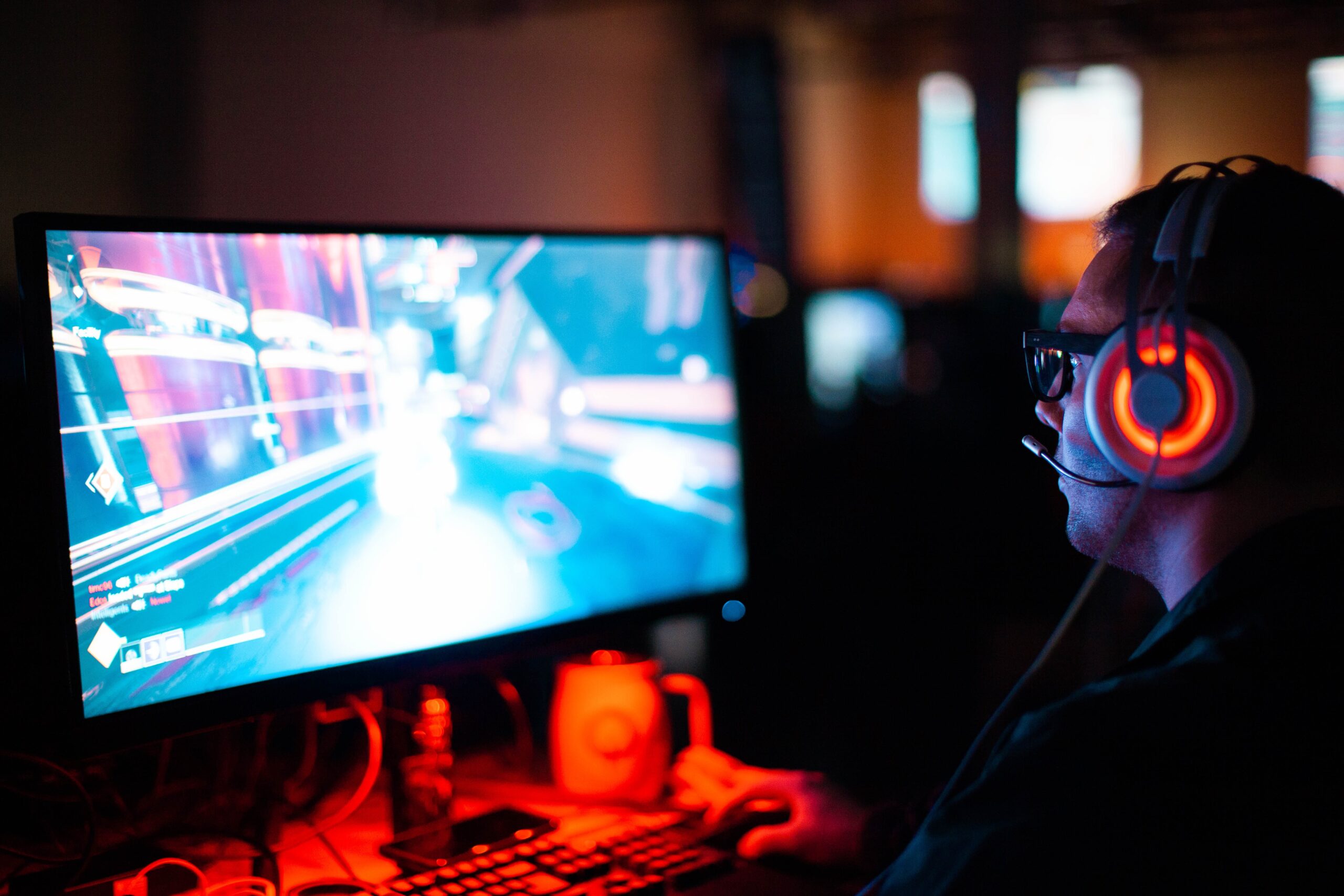 Illustration of Luiz Lendengues gaming